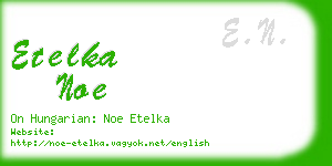 etelka noe business card